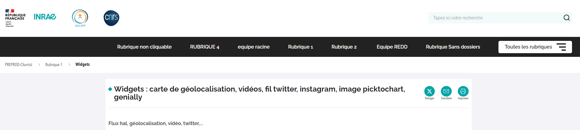 Image d'une page qui n'afficha pas de bandeau
