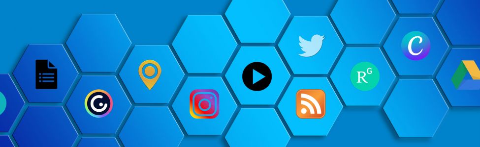 bandeau avec icones widgets