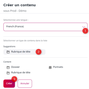 Créer une rubrique de tête - 2 Créer une rubrique de tête - 2